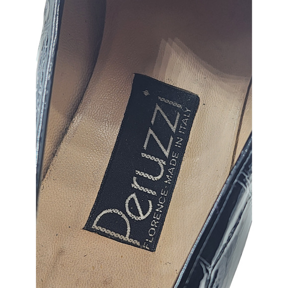 Peruzzi Shoes Women Size 6.5 37 Florence Italy Loafers Square Toe Sophistication - Picture 3 of 16